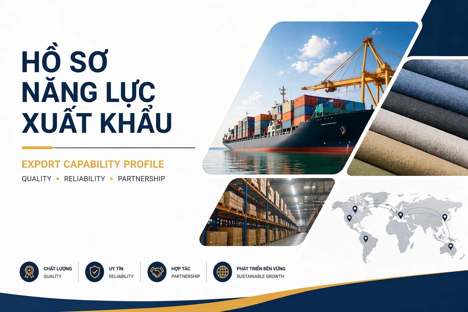 Company Profile Xuất Khẩu Chuẩn Quốc Tế: Template Cho SME Việt Nam